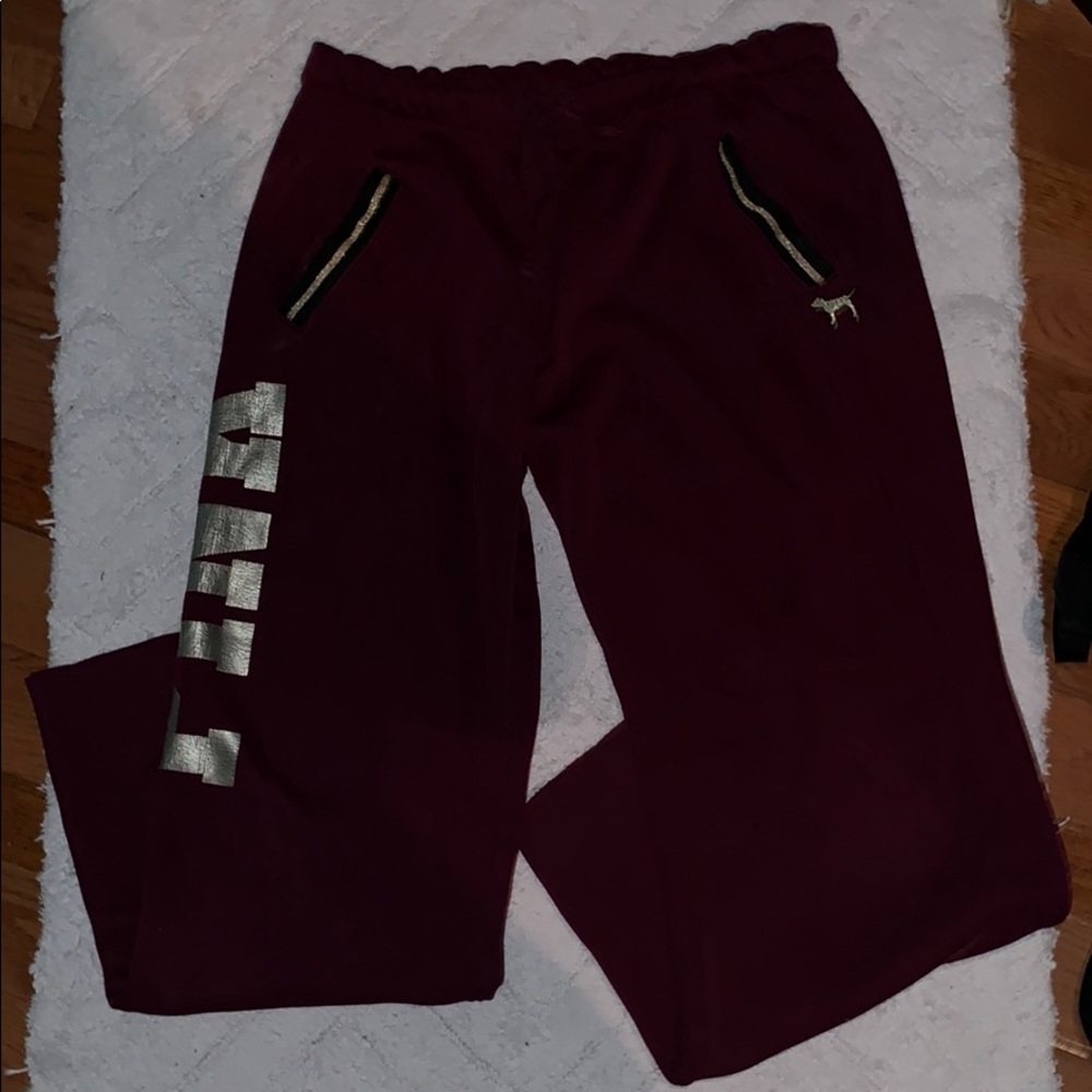 Pink sweatpants